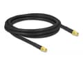 Miniatyrbilde 3 av 3: Delock - Antennekabel - RP-SMA plugg til RP-SMA plugg - 2 m - koaksial - svart