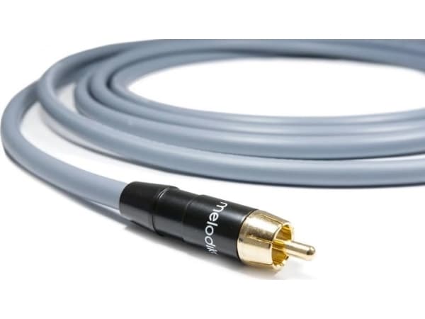 Cable Melodika Melodika MDSW250G Cable for subwoofer (RCA-RCA) Gunmetal - 25m