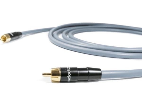 Cable Melodika Melodika MDSW250G Cable for subwoofer (RCA-RCA) Gunmetal - 25m