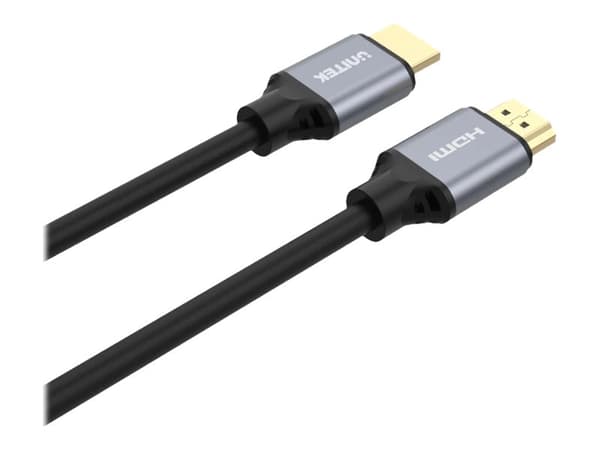 Unitek C139W - Ultra High Speed - HDMI-kabel - HDMI hann til HDMI hann - 3 m - svart