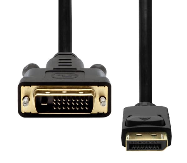 Kaapeli ProXtend Display Port - DVI- D 3m musta (DP1.2-DVI241-003)