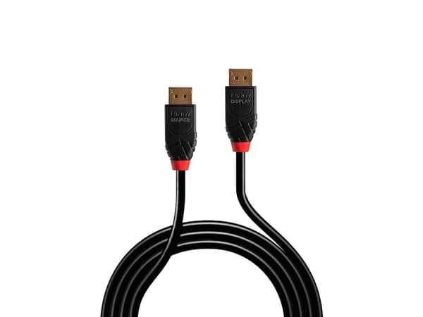 Lindy 41167, 5 m, DisplayPort, DisplayPort, Hankjønn, Hankjønn, 7680 x 4320 piksler