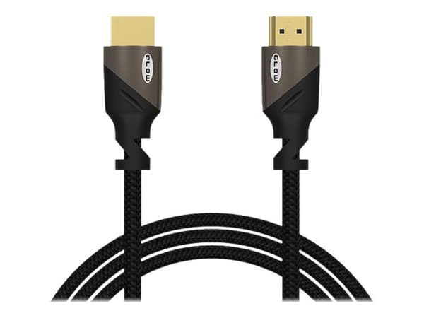 Blow Premium - HDMI-kabel med Ethernet - HDMI hann til HDMI hann - 3 m - svart - 4K-støtte