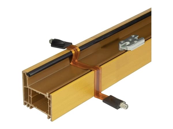 Renkforce Antenner, SAT Tilslutningskabel [1x F-bøsning - 1x F-bøsning ] 30.00 cm Gennemføring via vindue Kobber