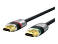 Miniatyrbilde 1 av 3: Purelink Ultimate ULS1000 - HDMI-kabel med Ethernet - HDMI hann til HDMI hann - 7.5 m - trippel beskyttelse - svart - rund, 4K-støtte