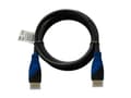 Miniatyrbild 3 av 5: SAVIO CL-49 - HDMI-kabel med Ethernet - HDMI hane till HDMI hane - 5 m - skärmad - svart, blå - stöd för 4K