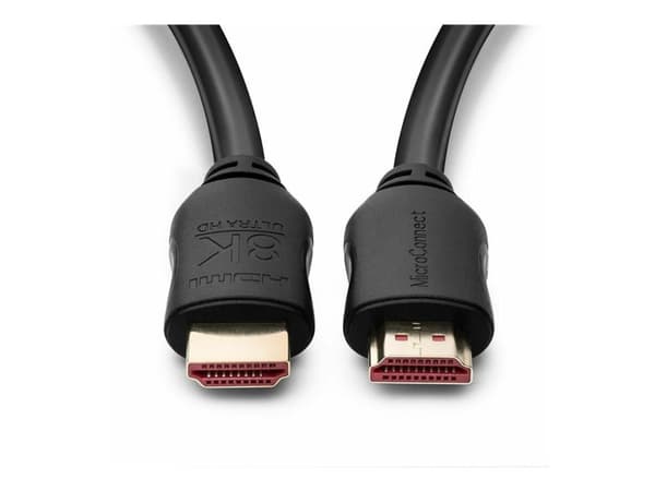 MicroConnect - Ultra High Speed - HDMI-kabel med Ethernet - HDMI hann til HDMI hann - 4 m - svart - støtte for Dolby TrueHD, 8 K 60 Hz (7680 x 4320)