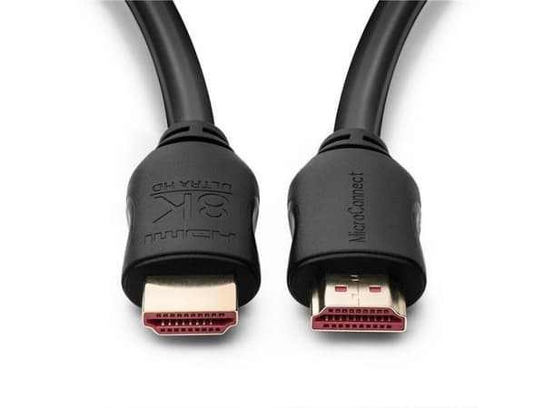 MicroConnect - Ultra High Speed - HDMI-kabel med Ethernet - HDMI hann til HDMI hann - 4 m - svart - støtte for Dolby TrueHD, 8 K 60 Hz (7680 x 4320)