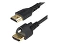 Miniatyrbilde 1 av 5: StarTech.com 1m (3ft) HDMI Cable with Locking Screw, 4K 60Hz HDR 10, High Speed HDMI 2.0 Monitor Cable with Locking Screw Connector for Secure Connec