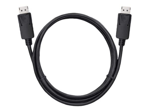 Qoltec - DisplayPort-kabel - DisplayPort (hane) till DisplayPort (hane) - DisplayPort 1.2 - 1 m - 5K30Hz stöd, stöd för 1080p - svart
