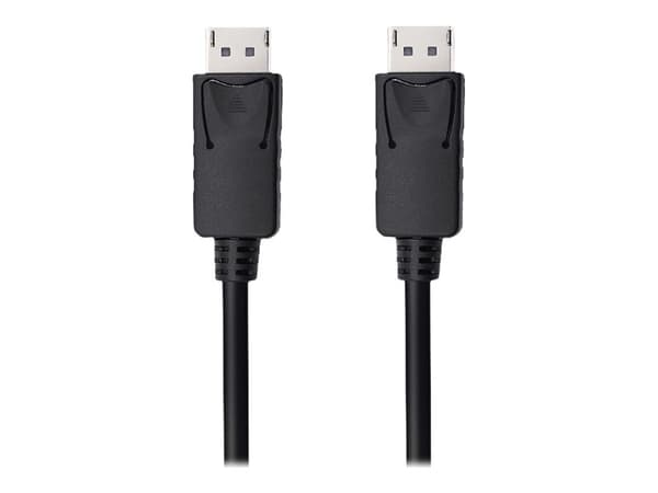 Qoltec - DisplayPort-kabel - DisplayPort (hane) till DisplayPort (hane) - DisplayPort 1.2 - 1 m - 5K30Hz stöd, stöd för 1080p - svart