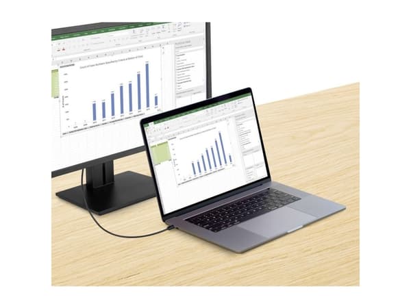 Renkforce Mini-display-port / DisplayPort Adapterkabel Mini DisplayPort-stik, DisplayPort-stik 1.50 m Sort RF-4538174 forgyldte stik Displayport-kabe