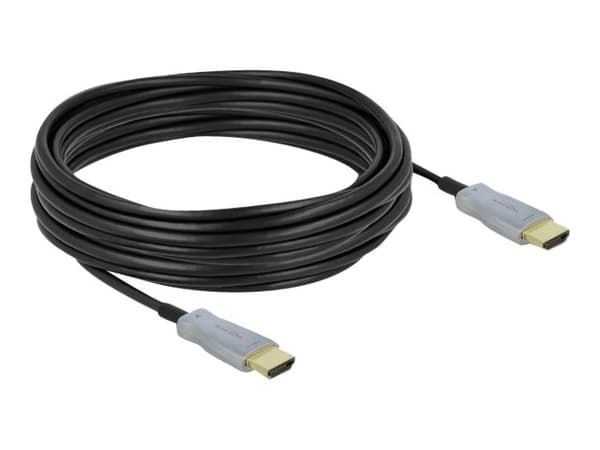 DeLOCK 85016, 25 m, HDMI-tyyppi A (vakio), HDMI-tyyppi A (vakio), 18 Gbit/s, Musta