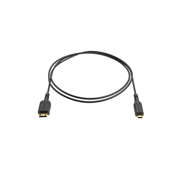 Micro HDMI-Mini HDMI Ekstra Tynd 80cm