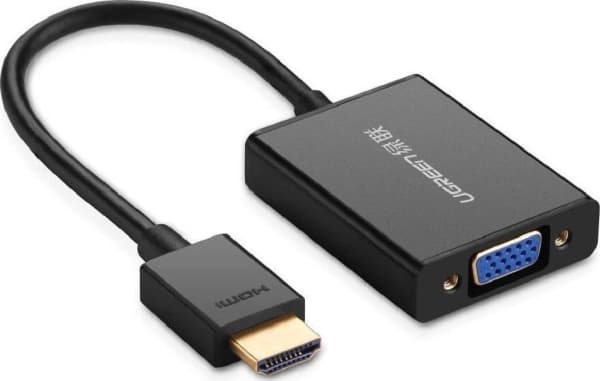 Ugreen HDMI - D-Sub (VGA) AV-adapter svart (UGR557BLK)