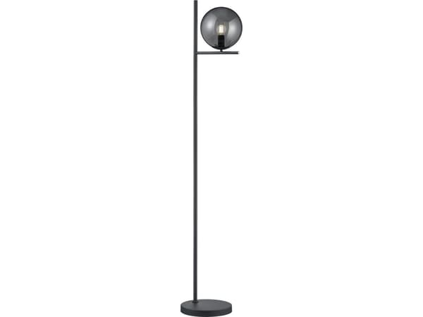 Trio Pure gulvlampe, antrasitt og Savolasi, E14