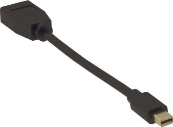 MicroConnect - DisplayPort-adapter - Mini DisplayPort (hann) til DisplayPort (hunn) - DisplayPort 1.2 - 15 cm - 4 K 60 Hz (4096 x 2160) støtte, toret