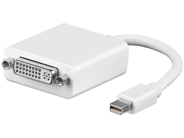 Goobay 51728, 0,1 m, Mini DisplayPort, DVI-I, Hankjønn, Hunkjønn, Rett