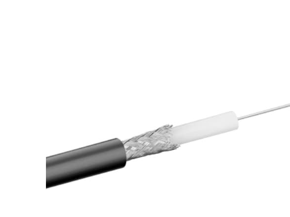 Goobay 67091, 100 m, RG-59, Svart