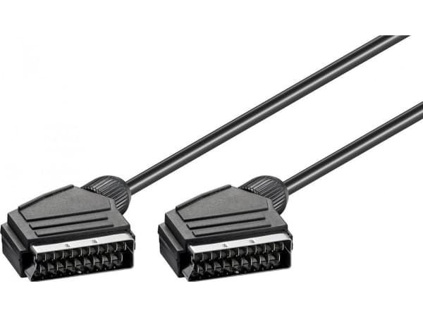 Goobay SK 21-500 LC 5.0m, 5 m, SCART (21-stift), SCART (21-stift), Hanstik/Hanstik