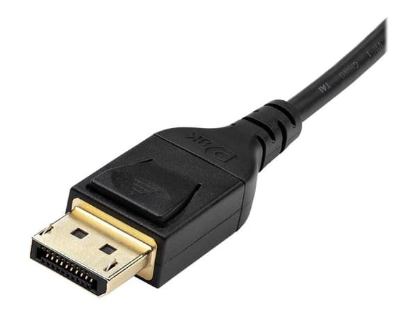 StarTech.com 6ft (2m) VESA Certified Mini DisplayPort to DisplayPort 1.4 Cable, 8K 60Hz HBR3 HDR, Super UHD mDP to DP 1.4 Cord, Slim (34 AWG) Ultra H