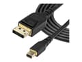 Miniatyrbilde 2 av 5: StarTech.com 6ft (2m) VESA Certified Mini DisplayPort to DisplayPort 1.4 Cable, 8K 60Hz HBR3 HDR, Super UHD mDP to DP 1.4 Cord, Slim (34 AWG) Ultra H