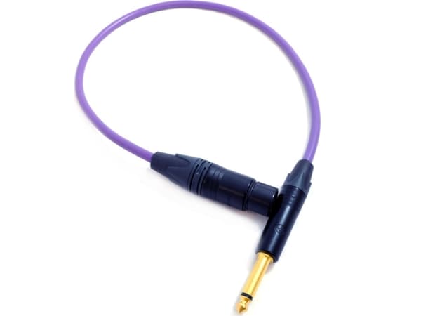 Melodika Jack 6,3mm - XLR-kabel 8m lilla