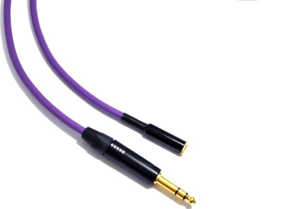 Melodika Jack 3.5mm - Jack 6.3mm kaapeli 7m violetti