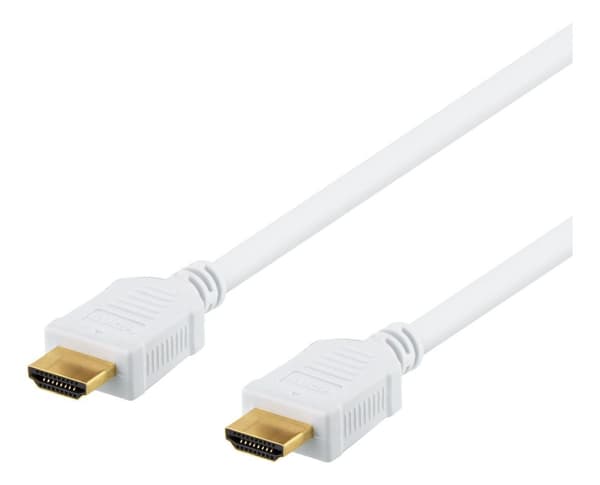 High-Speed HDMI cable, 10m, Ethernet, 4K UHD, white