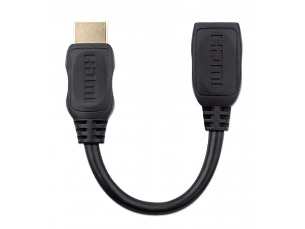 Manhattan 354523, HDMI 19-pin, HDMI 19-pin, 0,2 m, Sort