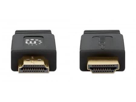 Manhattan 355643, 10 m, HDMI Typ A (standard), HDMI Typ A (standard), 3D kompatibilitet, Ljudreturkanal (ARC), Svart