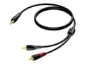 Miniatyrbilde 1 av 5: Procab Classic Series CLA711 - Lydkabel - mini-phone stereo 3.5 mm hann til RCA x 2 hann - 5 m