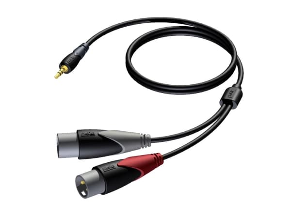 Procab Classic Series CLA712 - Lydkabel - XLR hann til mini-phone stereo 3.5 mm hann - 1.5 m