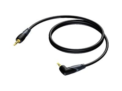 Procab Classic Series CLA718 - Lydkabel - mini-phone stereo 3.5 mm hann til mini-phone stereo 3.5 mm hann - 1.5 m - vinkelkontakt
