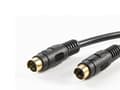 Miniatyrbild 3 av 5: Secomp VALUE - Videokabel - S-Video - 4-stifts mini-DIN hane till 4-stifts mini-DIN hane - 5 m - skärmad - svart