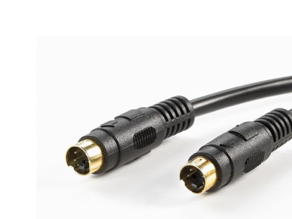 Secomp VALUE - Videokabel - S-Video - 4-stifts mini-DIN hane till 4-stifts mini-DIN hane - 5 m - skärmad - svart