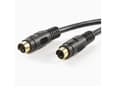 Miniatyrbild 4 av 5: Secomp VALUE - Videokabel - S-Video - 4-stifts mini-DIN hane till 4-stifts mini-DIN hane - 5 m - skärmad - svart