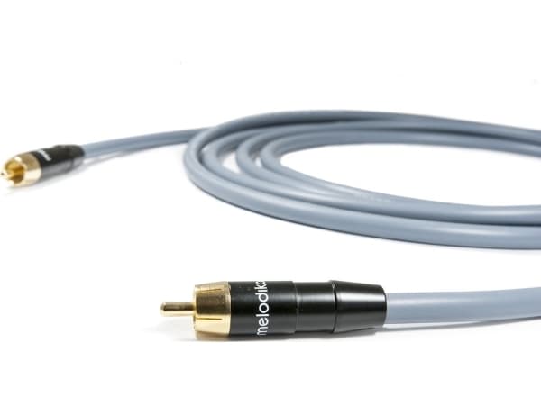 Melodika RCA (Cinch) - RCA (Cinch) kabel 20m grå