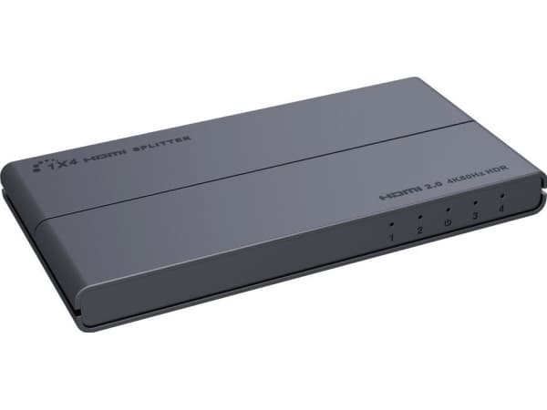 PremiumCord PREMIUMCORD HDMI 2.0 splitter 1-4 porter, 4K x 2K/60Hz, FULL HD, 3D, HDR-støtte