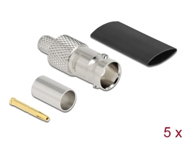 Delock - RF-kontakt - BNC hann - koaksial