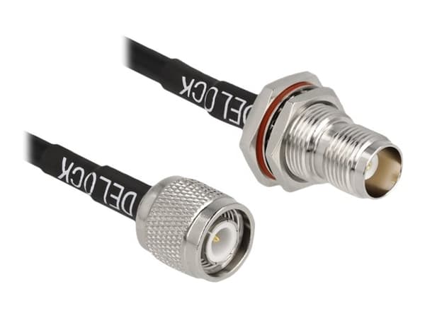 Delock - Antennekabel - TNC (P) til TNC (R) - 60 cm - 4,95 mm - koaksial - RG-58C/U - variasjon