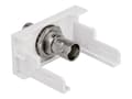 Miniatyrbilde 2 av 3: Delock - Easy 45 - trykklåsmodul - BNC - 1 modul - hvit, RAL 9003