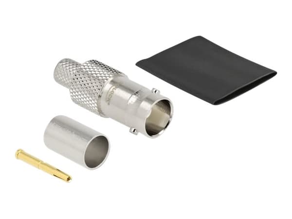 Delock - RF-kontakt - BNC hunn - koaksial