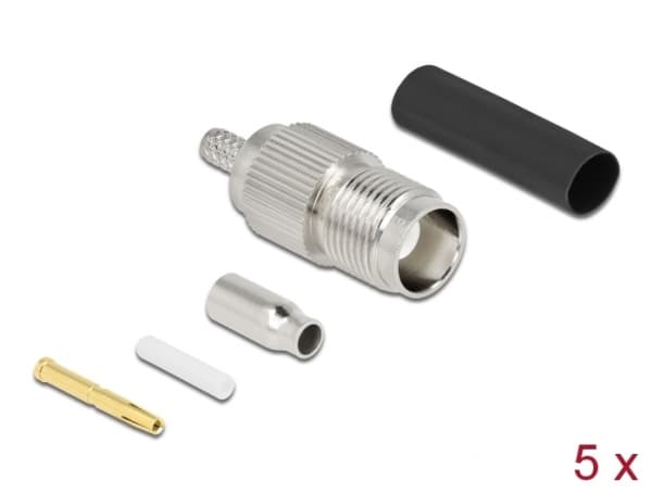 Delock - Antennanslutare - TNC (hane) vecka - RG-174/RG-316