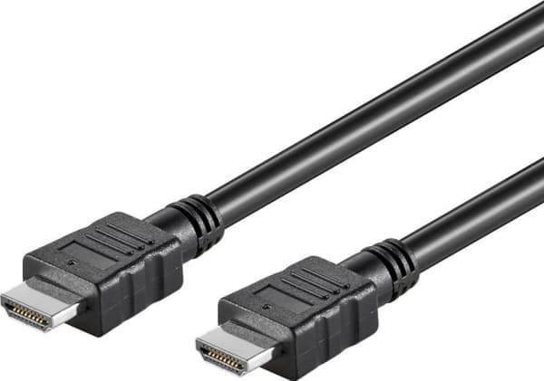 Goobay 58444, 7,5 m, HDMI-tyyppi A (vakio), HDMI-tyyppi A (vakio), 3D, 10,2 Gbit/s, Musta
