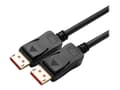 Miniatyrbild 2 av 5: MicroConnect - DisplayPort-kabel - DisplayPort (hane) spärrad till DisplayPort (hane) spärrad - DisplayPort 1.4 - 3 m - 8K60 Hz (7680 x 4320) stöd -
