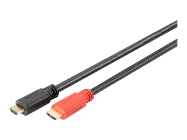 Digitus DB-330118-100-S, 10 m, HDMI-tyyppi A (vakio), HDMI-tyyppi A (vakio), 3840 x 2160 pikseliä, 3D, Musta
