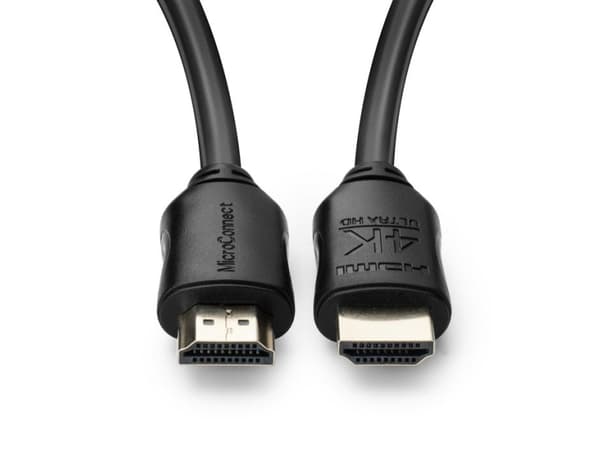 MicroConnect - Ultra High Speed - HDMI-kabel med Ethernet - HDMI hann til HDMI hann - 7.5 m - trippel beskyttelse - svart - støtte for Dolby DTS-HD M