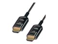 Miniatyrbilde 5 av 5: ATEN VanCryst VE781020 - HDMI-kabel - HDMI hann til HDMI hann - 20 m - hybridkobber / fiberoptikk - svart - 4K-støtte, Active Optical Cable (AOC) - f