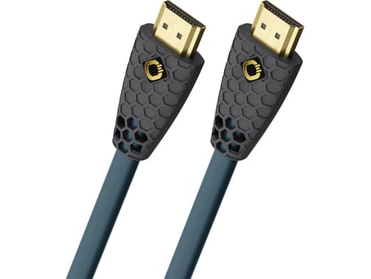 OEHLBACH D1C92602, 2 m, HDMI Type A (Standard), HDMI Type A (Standard), 3D, 48 Gbit/s, Antrasitt, Blå